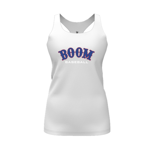 [FT0TRBWH-FYS-LOGO2] Decker Racerback Tank Top (Female Youth S, White, Logo 2)