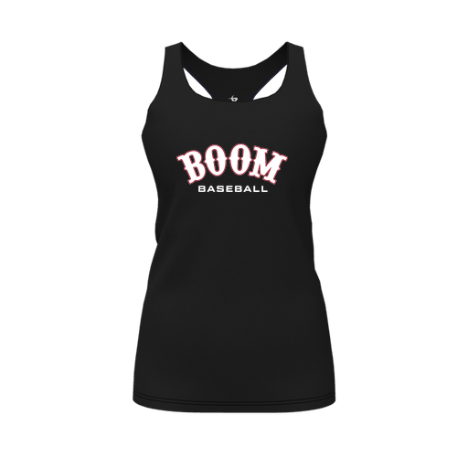 [FT0TRBBK-FYS-LOGO1] Decker Racerback Tank Top (Female Youth S, Black, Logo 1)