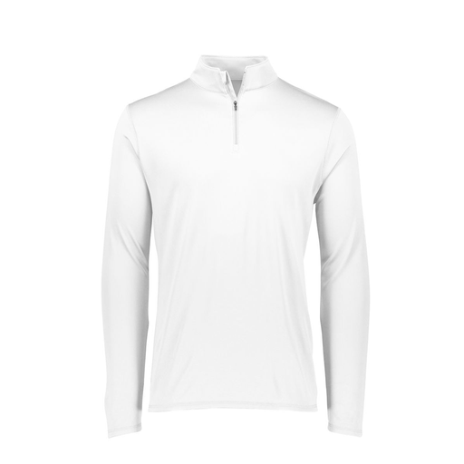 [2785.005.S-LOGO3] Men's Flex-lite 1/4 Zip Shirt (Adult S, White, Logo 3)