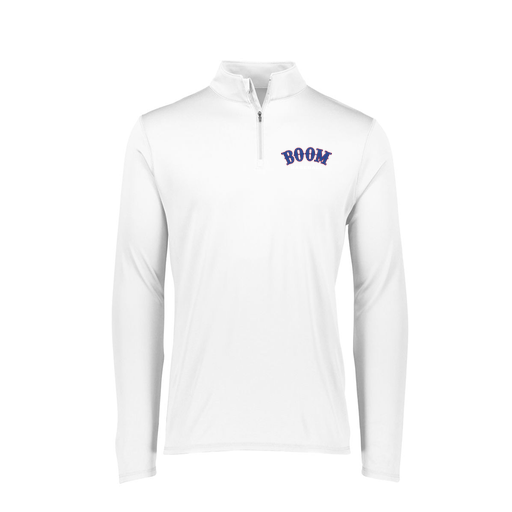 [FTLQFLWH-FAXS-LOGO2] Decker Women's Flex-Lite 1/4 Zip Shirt (Female Adult XS, White, Logo 2)