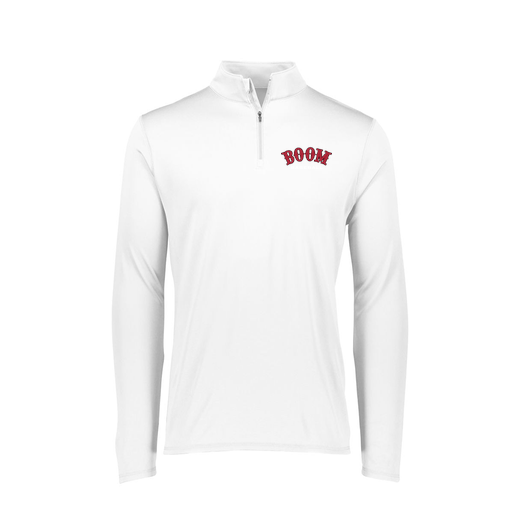 [FTLQFLWH-FAXS-LOGO3] Decker Women's Flex-Lite 1/4 Zip Shirt (Female Adult XS, White, Logo 3)