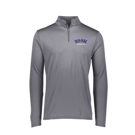 [FTLQFLGY-FAXS-LOGO2] Decker Women's Flex-Lite 1/4 Zip Shirt (Female Adult XS, Gray, Logo 2)
