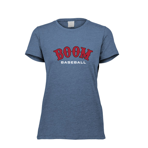 [FTSCUBNV-FAXS-LOGO3] Decker Women's Tri-Blend T-Shirt - Short Sleeve (Female Adult XS, Navy, Logo 3)
