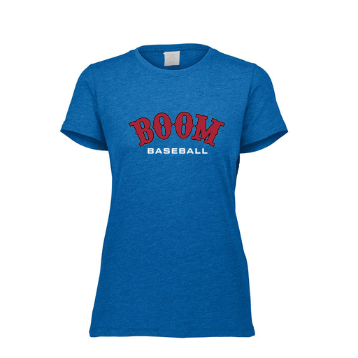 [FTSCUBRY-FAXS-LOGO3] Decker Women's Tri-Blend T-Shirt - Short Sleeve (Female Adult XS, Royal, Logo 3)