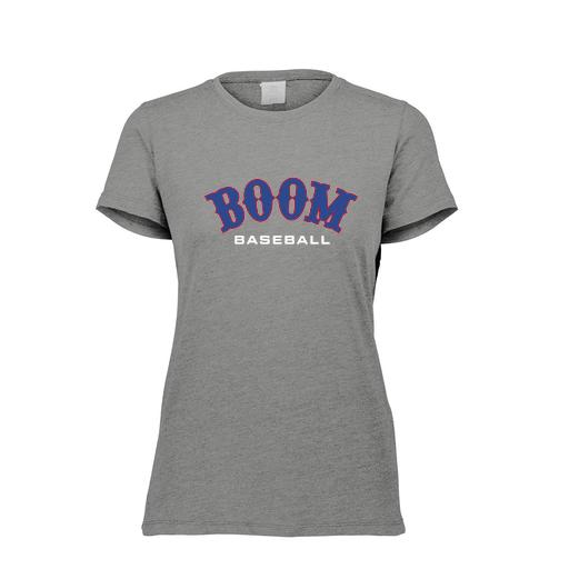 [FTSCUBGY-FAXS-LOGO2] Decker Women's Tri-Blend T-Shirt - Short Sleeve (Female Adult XS, Gray, Logo 2)