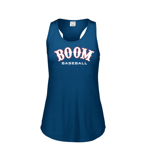 [3078.U22.S-LOGO1] Ladies Tri Blend Tank Top (Female Adult S, Navy, Logo 1)