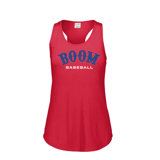 [3078.V96.S-LOGO2] Ladies Tri Blend Tank Top (Female Adult S, Red, Logo 2)