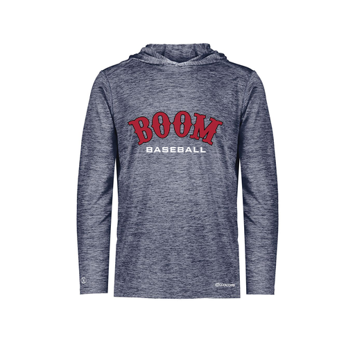 [FOLHCGNV-AS-LOGO3] Decker Men's Charge Hoodie (Adult S, Navy, Logo 3)