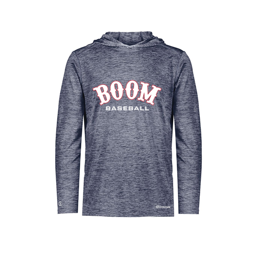 [FOLHCGNV-YS-LOGO1] Decker Youth Charge Hoodie (Youth S, Navy, Logo 1)