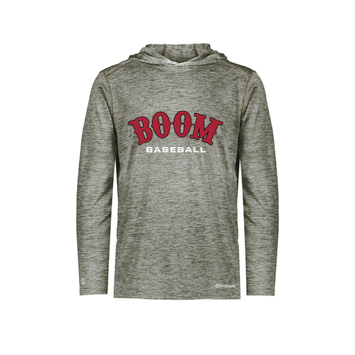 [FOLHCGGY-YS-LOGO3] Decker Youth Charge Hoodie (Youth S, Gray, Logo 3)