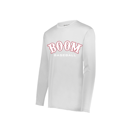 [222822.005.XS-LOGO1] Men's LS Smooth Sport Shirt (Adult XS, White, Logo 1)