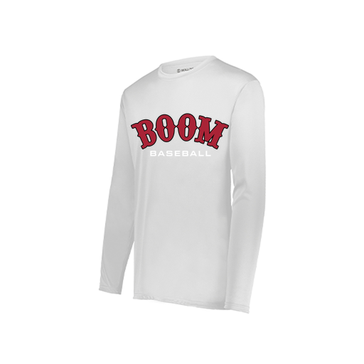 [222822.005.XS-LOGO3] Men's LS Smooth Sport Shirt (Adult XS, White, Logo 3)