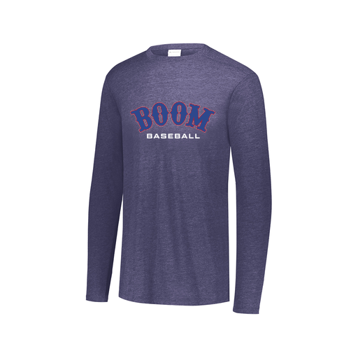 [3075.U22.XS-LOGO2] Men's LS Ultra-blend T-Shirt (Adult XS, Navy, Logo 2)