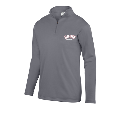 [5508.059.S-LOGO1] Youth FlexFleece 1/4 Zip (Youth S, Gray, Logo 1)