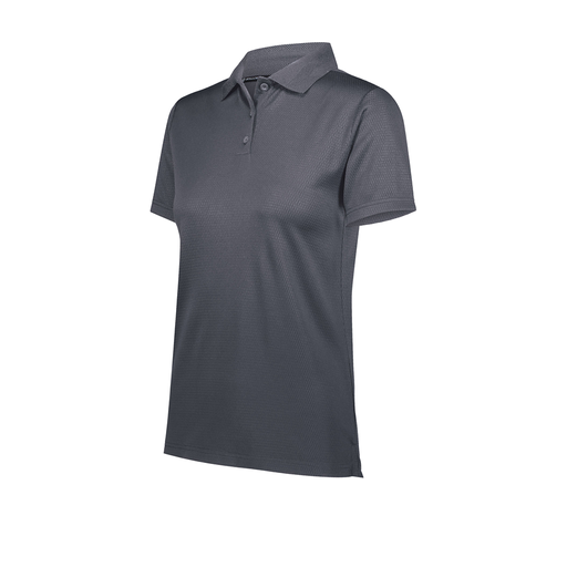 [222768-GRY-FAXS-LOGO5] Ladies Prism Polo (Female Adult XS, Gray, Logo 5)